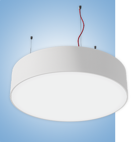 Светильник Round серия vs-ds-Round в белом корпусе с протоколом управления Dali